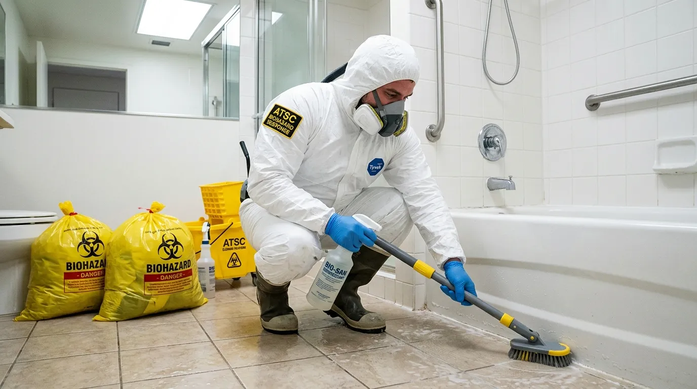 Decontamination equipment deployed for Blood Cleanup in Saks